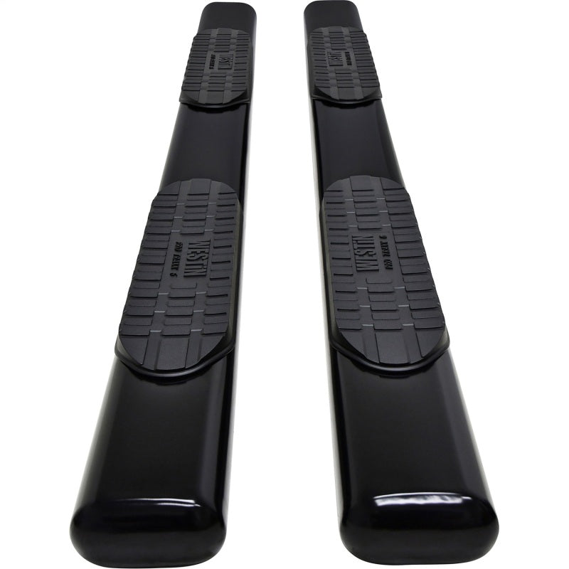 WES Nerf Bars - PRO TRAXX 6 - Westin 19-21 Chevrolet Silverado Crew Cab PRO TRAXX 6 Oval Nerf Step Bars - Black