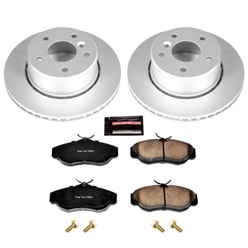 PSB Z23 Evolution Coated Kit - Power Stop 99-04 Land Rover Discovery Front Z23 Evolution Sport Coated Brake Kit
