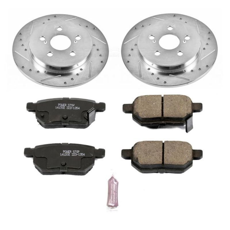 PSB Z23 Evolution Kit - Power Stop 09-10 Pontiac Vibe Rear Z23 Evolution Sport Brake Kit