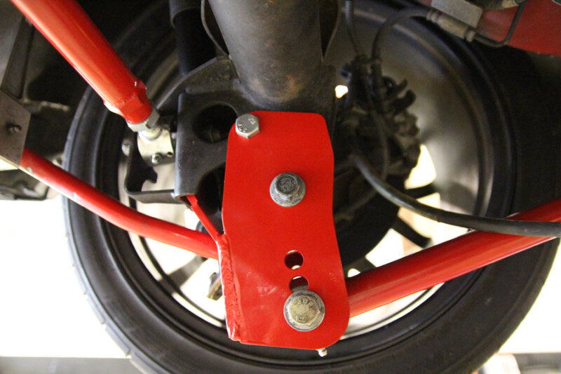 UMI Control Arm Mounts - UMI Performance 05-14 Ford Mustang Rear Control Arm Relocation Brackets- Bolt In