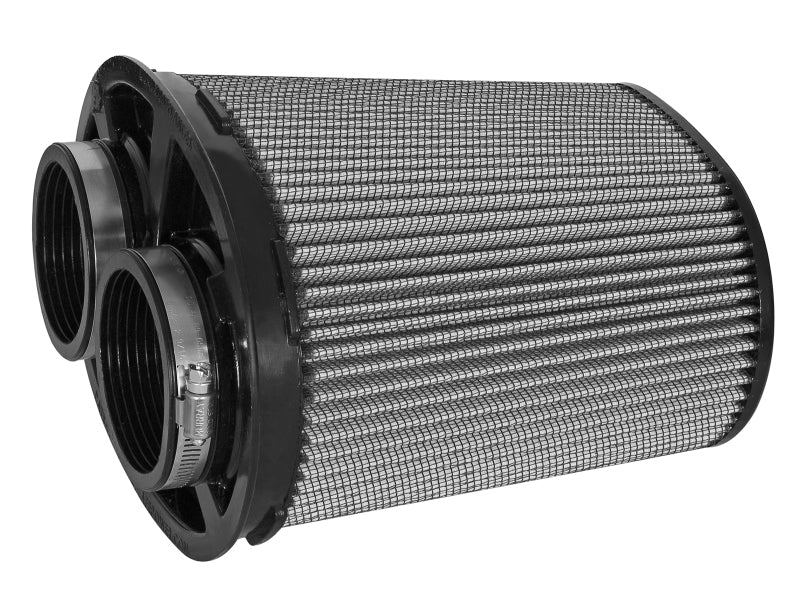 AFE Universal Pro Dry S Filter - aFe MagnumFLOW Pro DRY S OE Replacement Filter 3F (Dual) x (8.25x6.25)B(mt2) x (7.25x5)T x 9H