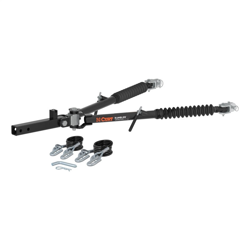 ROK Towing Solutions - RockJock Curt Rambler Steel RV Tow Bar 7500lbs 2in Shank