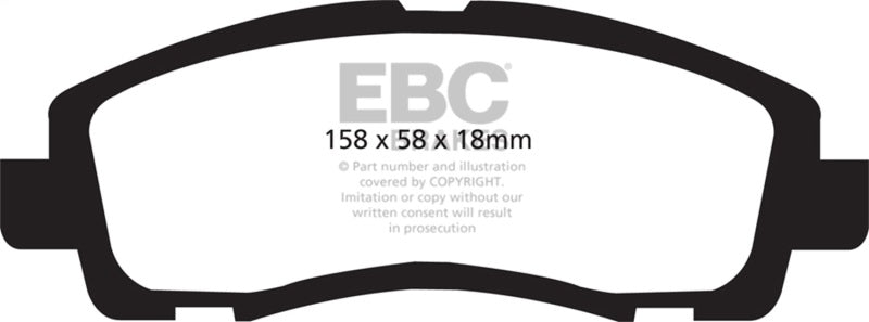 EBC Greenstuff Brake Pad Sets - EBC 09-14 Acura TL 3.5 Greenstuff Front Brake Pads
