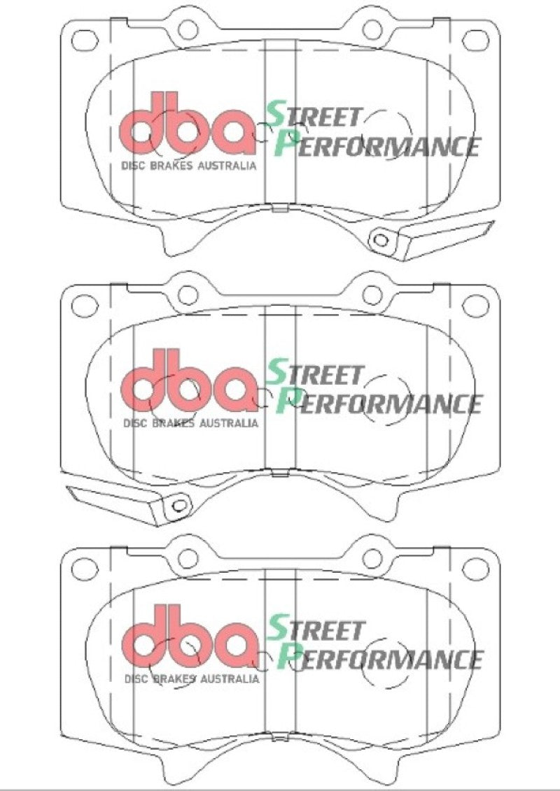 DBA SP Performance Brake Pads - DBA 11-16 Toyota FJ Cruiser (GSJ15R) SP Performance Front Brake Pads