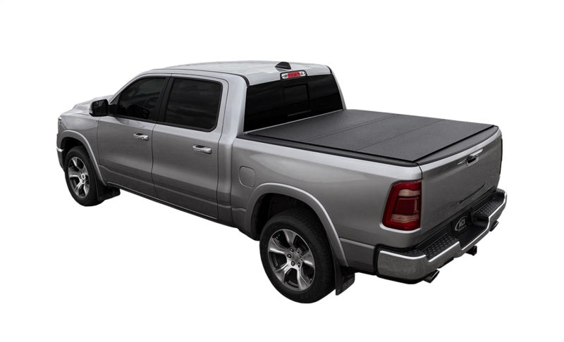 ACC LOMAX Tri-Fold Cover - Access LOMAX Tri-Fold Cover Black Urethane Split Rail 19+ Ram 1500 - 6ft 4in Bed (w/o RamBox)