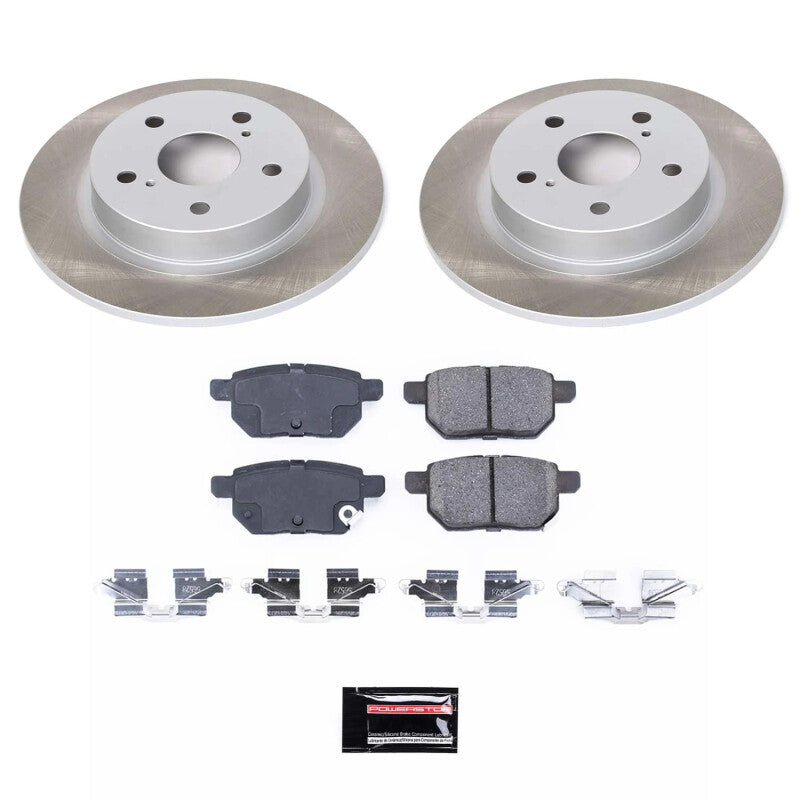 PSB Semi-Coated Rotor Kits - Power Stop 11-16 Scion tC Rear Semi-Coated Rotor Kit