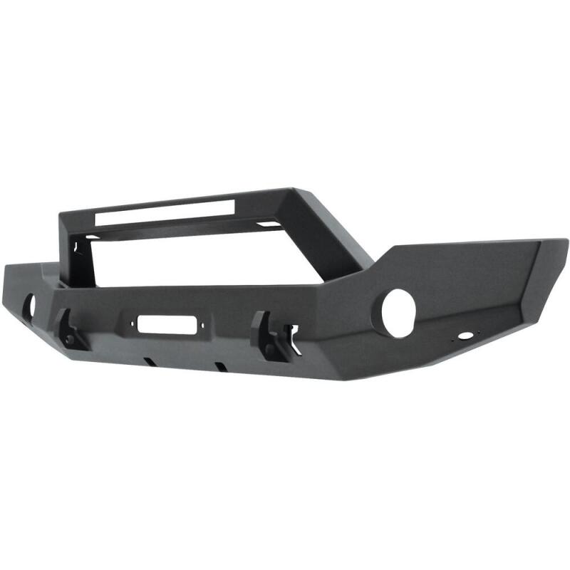 WES WJ2 Bumpers - Westin 18-20 Jeep Wrangler WJ2 Full Width Front Bumper w/LED Light Bar Mount Textured Black