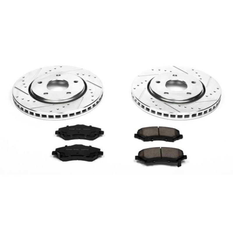 PSB Z23 Evolution Kit - Power Stop 08-16 Chrysler Town & Country Front Z23 Evolution Sport Brake Kit