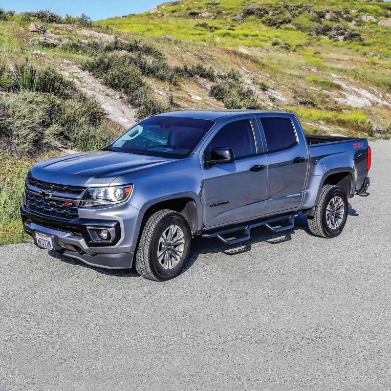 WES Nerf Bars - Outlaw - Westin 15-22 Chevrolet Colorado / GMC Canyon Crew Cab Outlaw Nerf Step Bars - Textured Black