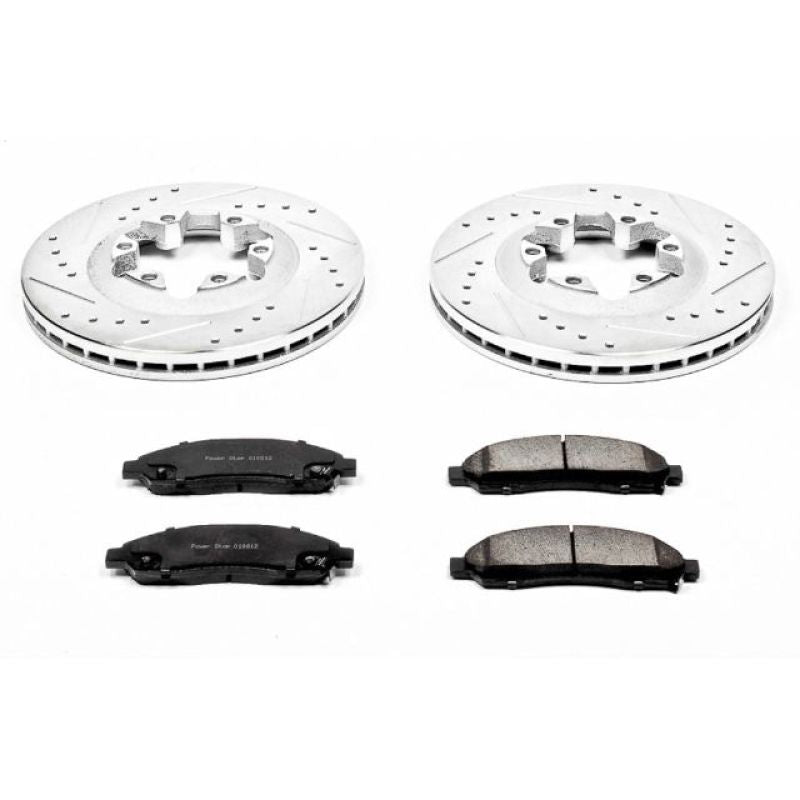 PSB Z23 Evolution Kit - Power Stop 04-08 Chevrolet Colorado Front Z23 Evolution Sport Brake Kit