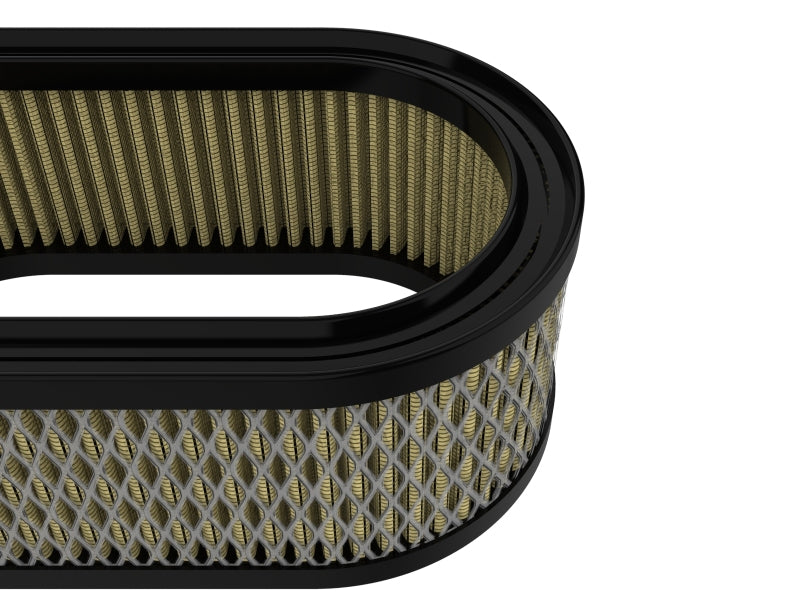 AFE Universal Pro-G 7 Filter - aFe Magnum FLOW Round Racing Air Filter w/Pro GUARD 7 Fits Weber IDA 48 Carburetors (3-1/4 IN H)