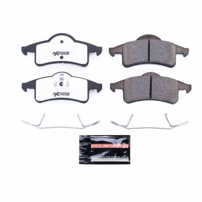 PSB Z26 Extreme Brake Pads - Power Stop 99-04 Jeep Grand Cherokee Rear Z26 Extreme Street Brake Pads w/Hardware