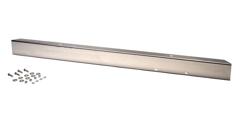 KEN Front Bumpers - Kentrol 45-86 Jeep CJ 54 Inch Front Bumper Without holes (No License Plate Holes)- Polished Silver