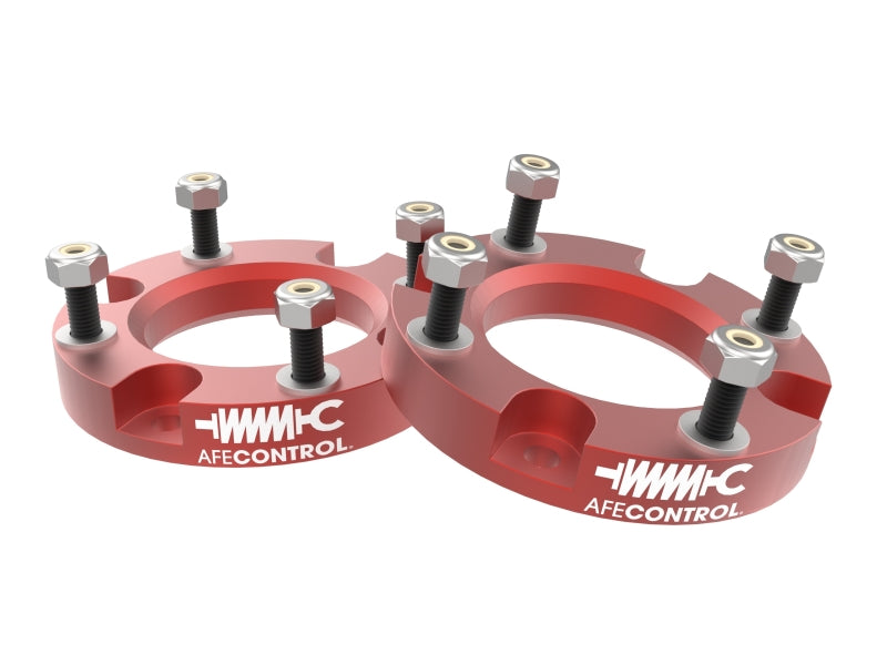 AFE Leveling Springs - aFe 24-25 Toyota Tacoma CONTROL 1.5in Leveling Kit - Red