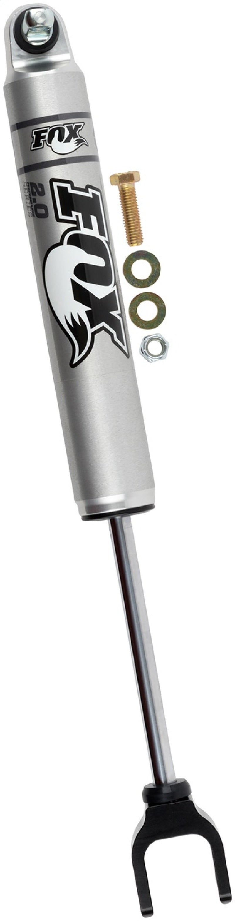 FOX 2.0 Perf Shock - Fox 11+ Chevy HD 2.0 Performance Series 7.4in. Smooth Body IFP Front Shock (Aluminum) / 4-6in. Lift
