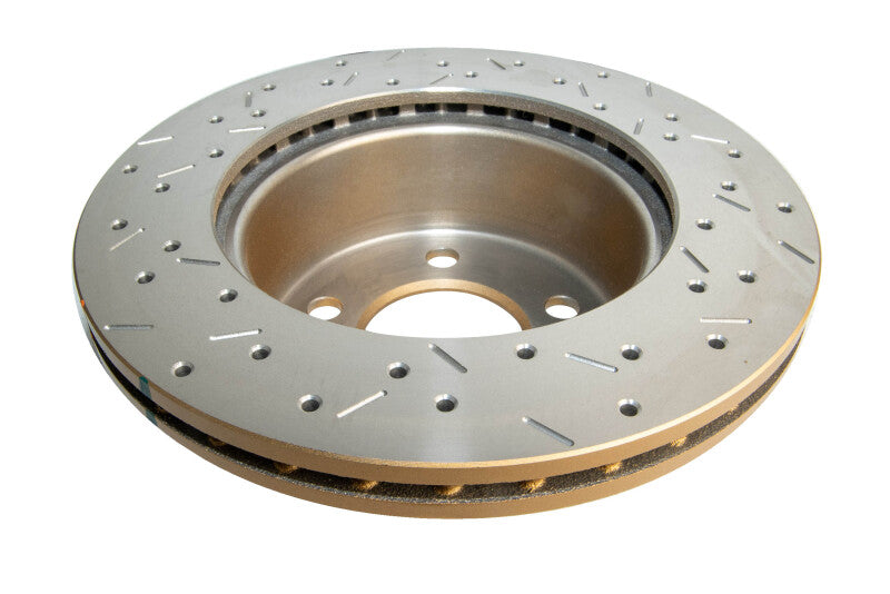 DBA 4000 Slot&Drill Rotors - DBA 88-92 Cherokee 4wd/90-92 Comanche 4wd/90-99 Wrangler Front Drilled & Slotted 4000 Series Rotor