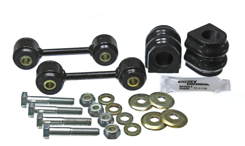 ES Sway Bar Bushings - Black - Energy Suspension 10 Chevy Camaro Black 23mm Rear Sway Bar Bushing Set