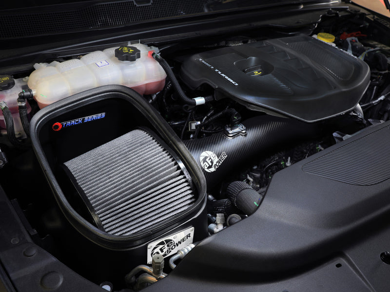 AFE Track Series Intake - aFe 2025+ Dodge Ram 1500 RHO Track Series Carbon Fiber Cold Air Intake System w/ Pro Dry S