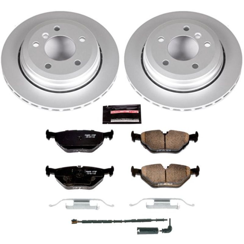 PSB Z23 Evolution Coated Kit - Power Stop 01-05 BMW 325xi Rear Z23 Evolution Sport Coated Brake Kit