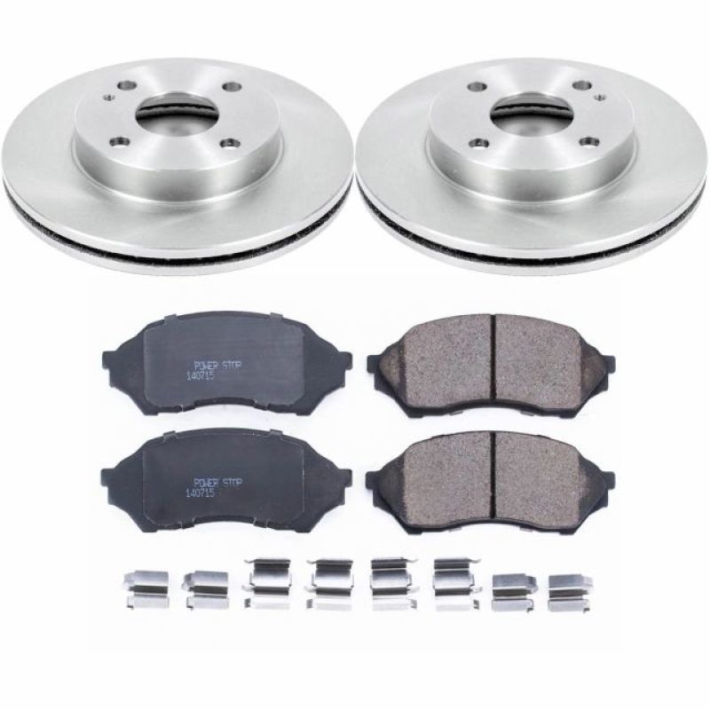 PSB Autospecialty Kit - Power Stop 99-01 Mazda Protege Front Autospecialty Brake Kit