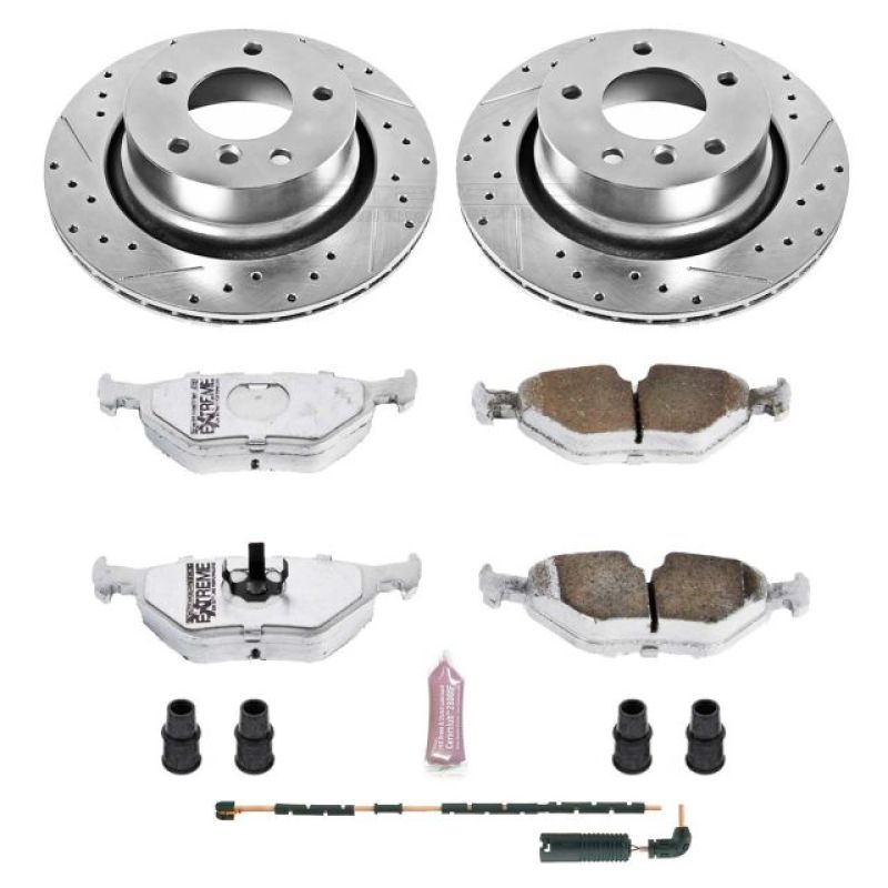 PSB Z26 Street Warrior Kit - Power Stop 03-08 BMW Z4 Rear Z26 Street Warrior Brake Kit