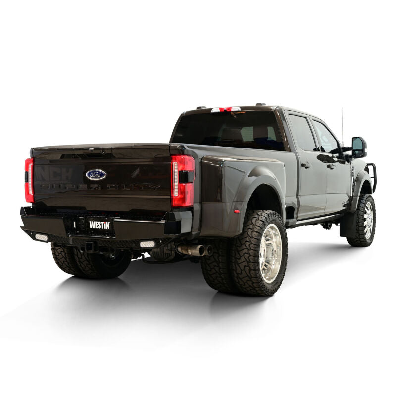 WES HDX Rear Bumpers - Westin 23-25 Ford F-250/350/450/550/600 HDX Bandit Rear Bumper - Black