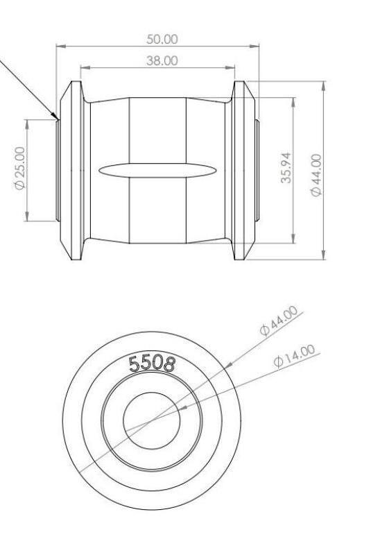 SPR Bushing Kits - SuperPro Toyota Land Cruiser 300 Series (N/A North America) Rear Panhard Rod Bushing Kit