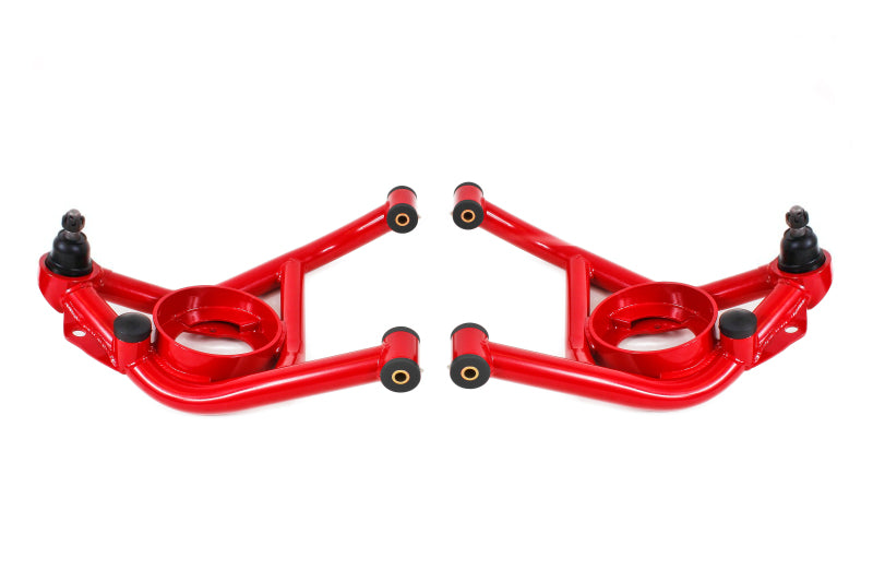 BMR Control Arms - BMR 70-81 Chevrolet Camaro A-Arms Lower Delrin Bushings Std Ball Joint - Red
