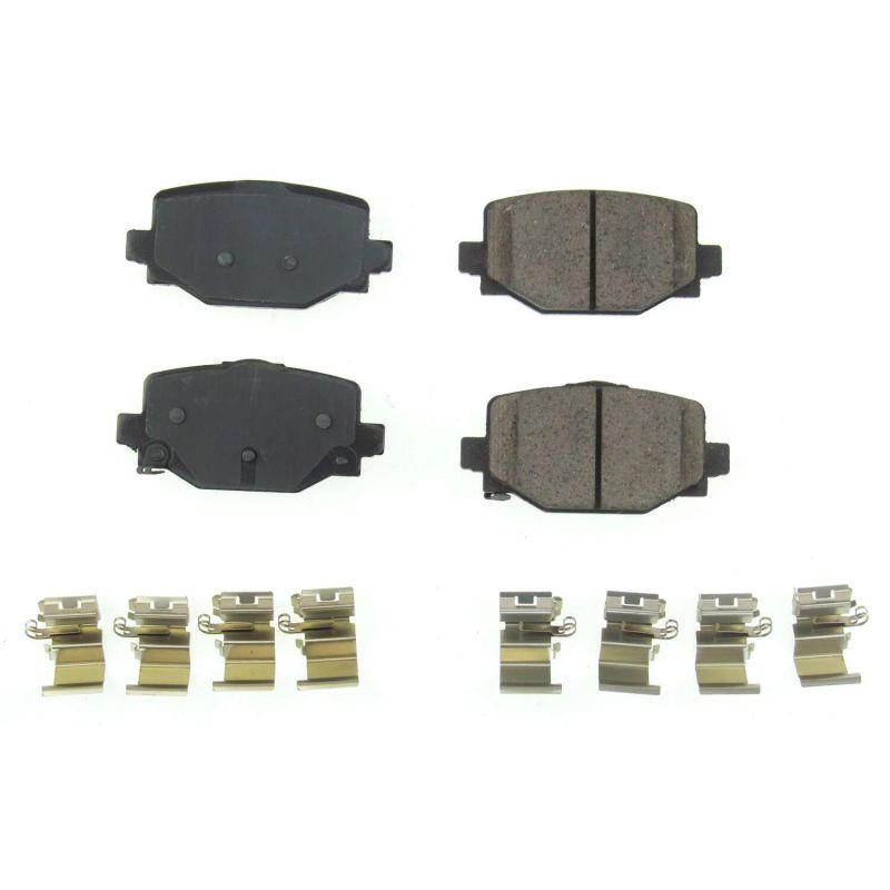 PSB Z17 Evolution Brake Pads - Power Stop 2019 Infiniti QX50 Rear Z17 Evolution Ceramic Brake Pads w/Hardware