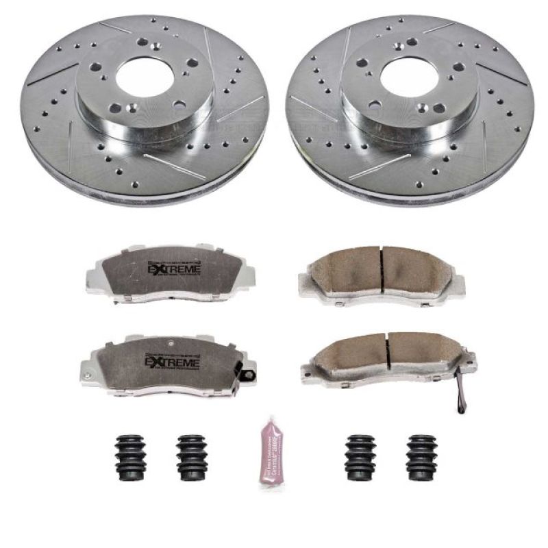 PSB Z26 Street Warrior Kit - Power Stop 98-02 Honda Accord Front Z26 Street Warrior Brake Kit