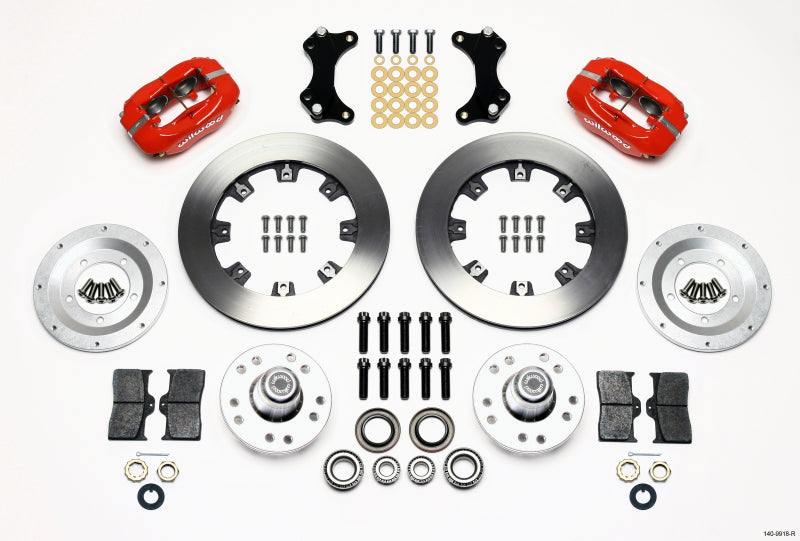 WIL Dynalite Brake Kit - Wilwood Forged Dynalite Front Kit 12.19in Red WWE ProSpindle