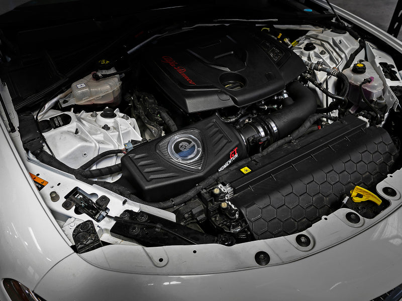 AFE Momentum GT Cold Air Intakes - aFe Momentum GT Pro 5R Cold Air Intake System 2017 Alfa Romeo Giulia I4 2.0L (t)