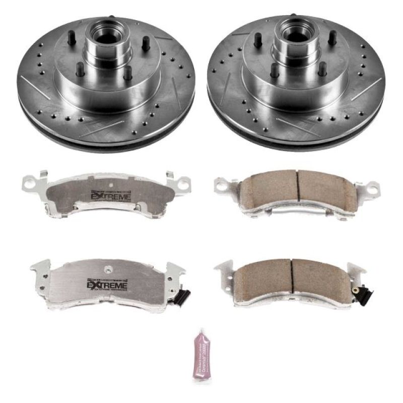 PSB Z26 Street Warrior Kit - Power Stop 1975 Buick Apollo Front Z26 Street Warrior Brake Kit