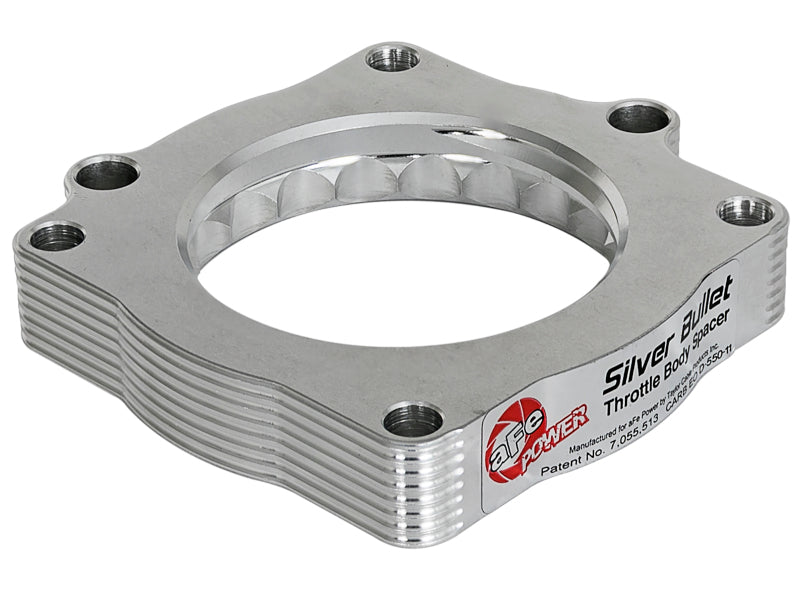 AFE Silver Bullet TBS CARB Approved - aFe Silver Bullet Throttle Body Spacers TBS Dodge Challenger SRT8 11-12 V8-6.4L