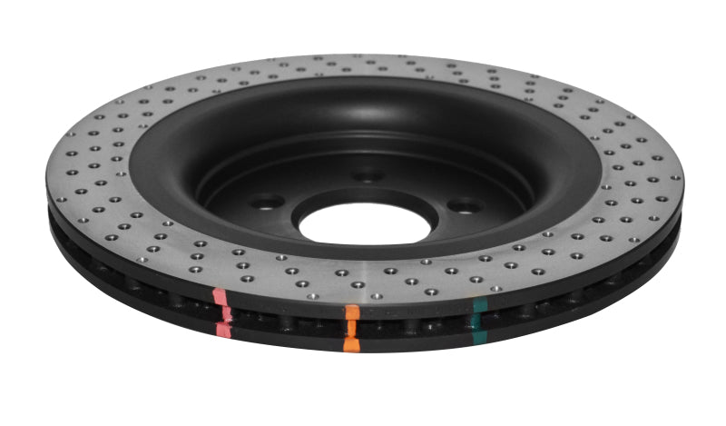 DBA 4000 Series Drilled Rotors - DBA 15-20 Ford Mustang GT (w/352mm Frt Rotor w/o Perf Pkg) Front 4000 Series Cross Drilled Rotor