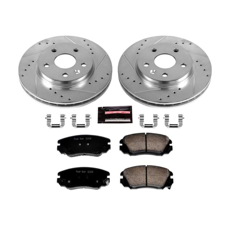 PSB Z23 Evolution Kit - Power Stop 11-16 Buick LaCrosse Front Z23 Evolution Sport Brake Kit