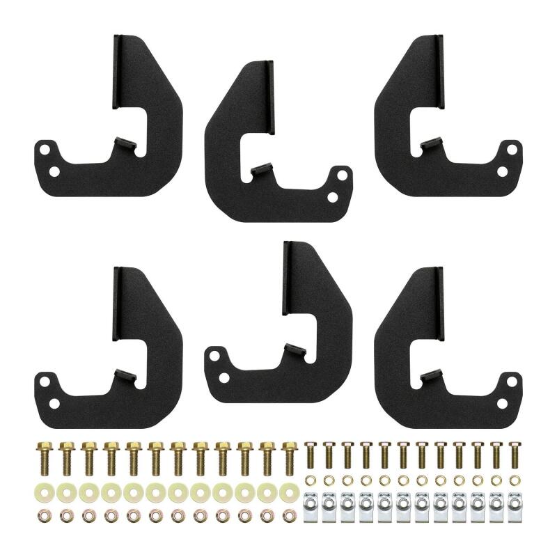 WES Nerf Bars - Outlaw - Westin 14-18 Chevrolet Silverado/GMC Sierra Crew Cab Outlaw Nerf Step Bars (Excl. Diesel) -Text. Blk