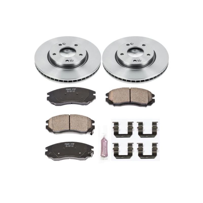 PSB Autospecialty Kit - Power Stop 04-06 Hyundai Tiburon Front Autospecialty Brake Kit