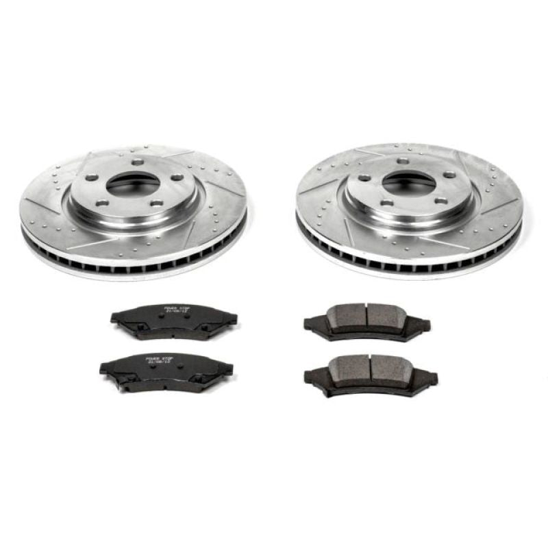 PSB Z23 Evolution Kit - Power Stop 2004 Pontiac Grand Prix Front Z23 Evolution Sport Brake Kit