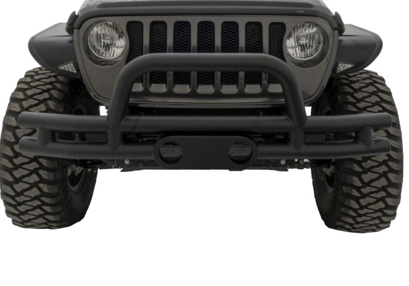RAM Tubular Bumpers - Rampage 2007-2018 Jeep Wrangler(JK) Double Tube Bumper Front - Black