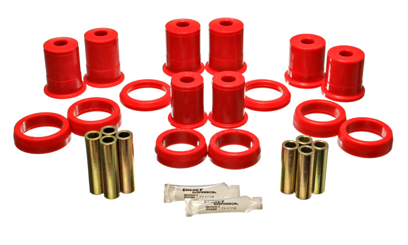 ES Cntrl Arm Bushings - Red - Energy Suspension Ford Diff Control Arm W/Thrust Washer - Red