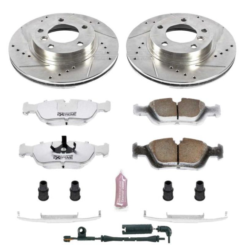 PSB Z26 Street Warrior Kit - Power Stop 2000 BMW 323Ci Front Z26 Street Warrior Brake Kit