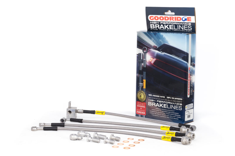 GR G-Stop Brake Line Kits - Goodridge 89-05 Mazda Miata NA/NB Stainless Steel Brake Line Kit