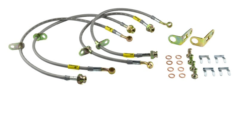 GR G-Stop Brake Line Kits - Goodridge 06-11 Honda Civic (Rear Disc Models) Stainless Steel Brake Line Kit