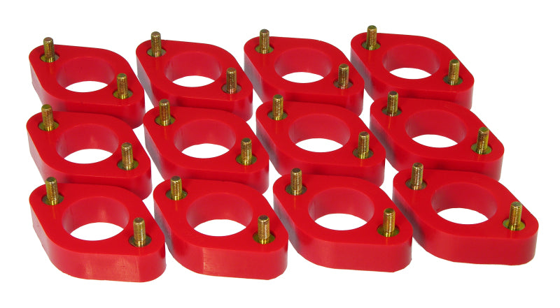 PRO Body/Subframe Bush - Red - Prothane 07+ Jeep Wrangler JK Body Spacer Kit - 1in Lift - Red