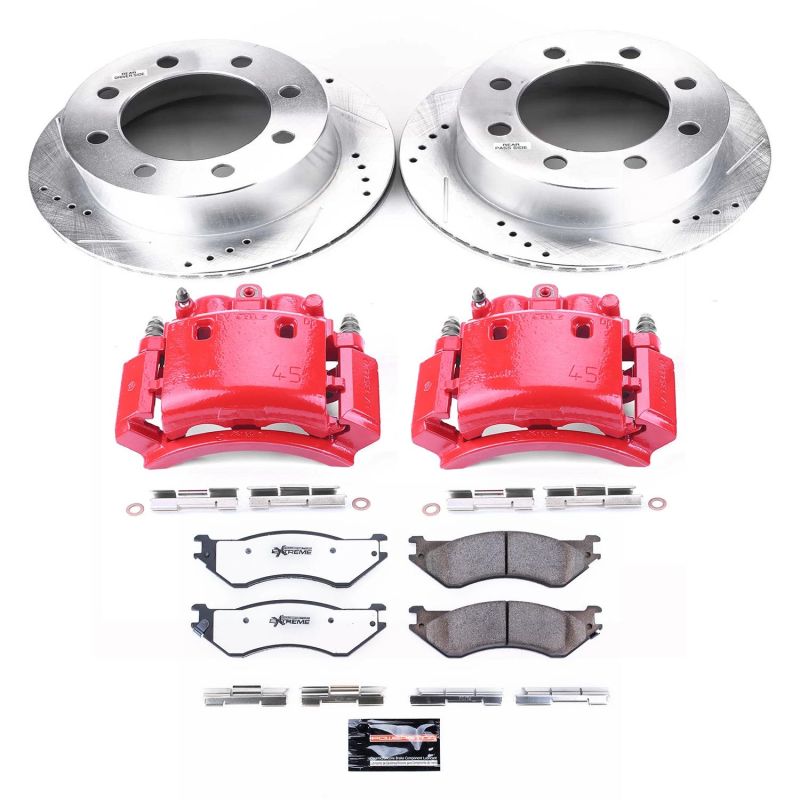 PSB Z36 Truck & Tow Kit - Power Stop 01-02 Dodge Ram 2500 Rear Z36 Truck&Tow Kit w/Cals