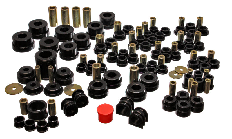 ES Hyper-Flex Sets - Black - Energy Suspension 02-09 Nissan 350Z / 03-07 Infiniti G35 Coupe Black Hyper-Flex Master Bushing Set