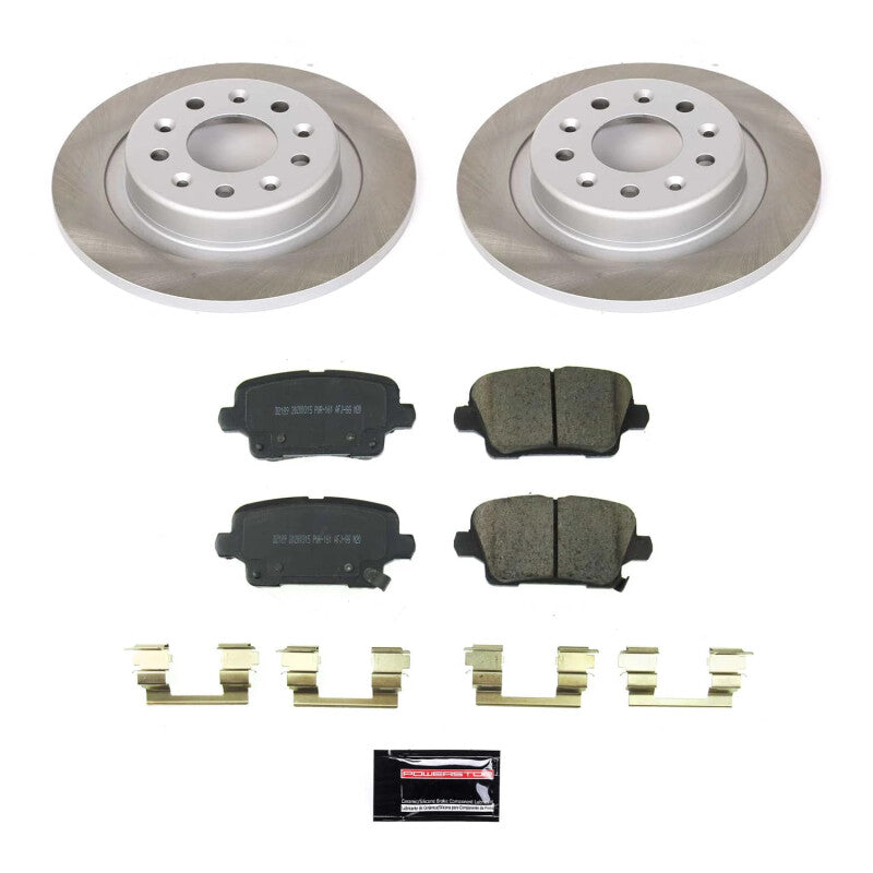 PSB Semi-Coated Rotor Kits - Power Stop 19-20 Buick Regal Sportback Rear Semi-Coated Rotor Kit