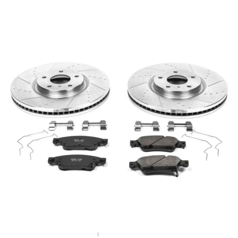 PSB Z23 Evolution Kit - Power Stop 07-08 Infiniti G35 Front Z23 Evolution Sport Brake Kit