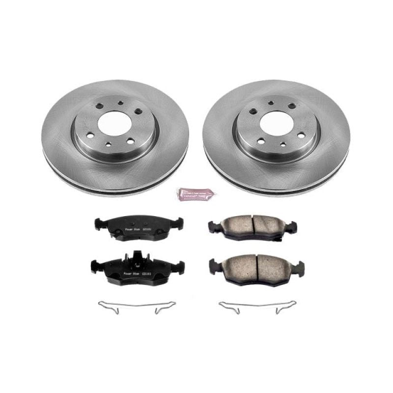 PSB Autospecialty Kit - Power Stop 12-18 Fiat 500 Front Autospecialty Brake Kit
